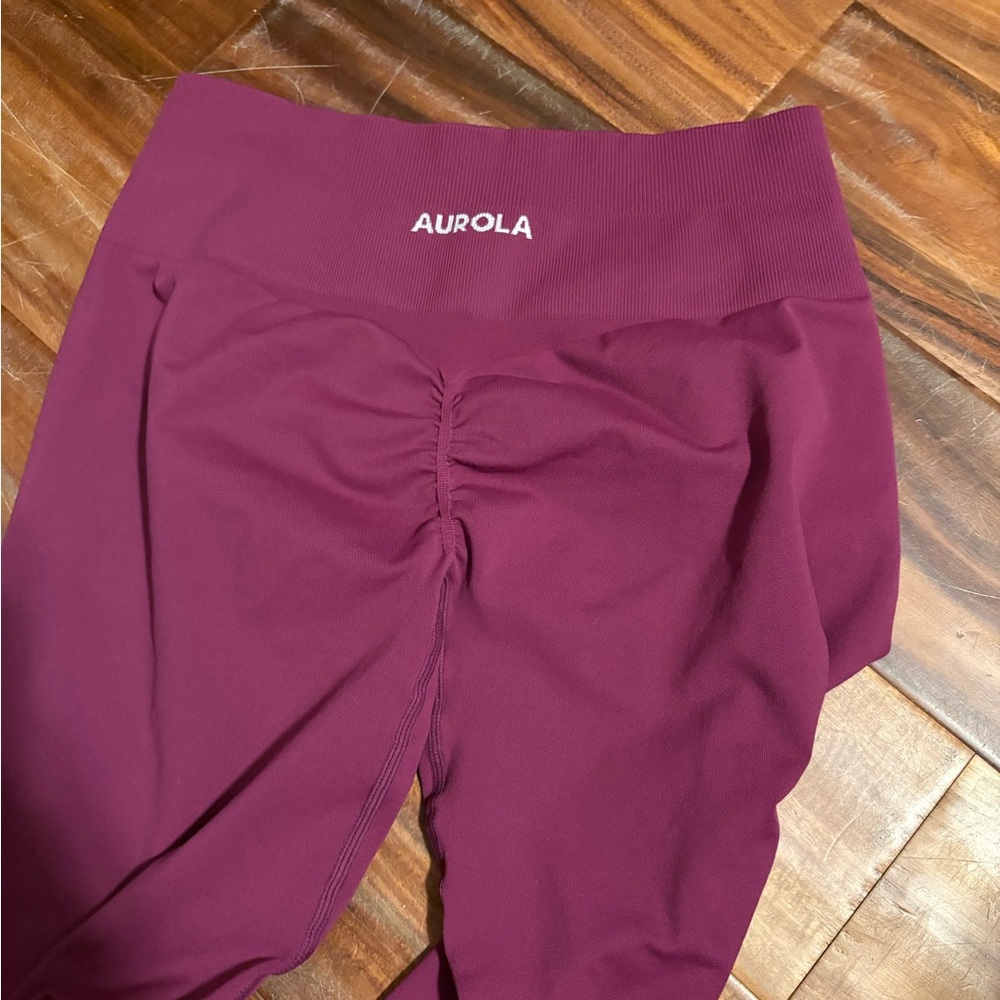 AUROLA Berry High Rise Seamless Workout Leggings Womens Gym Fitness Pants (1140)